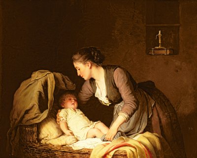 Undressing the Baby by Johann Georg Meyer von Bremen